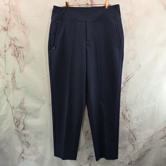 Athleta Pants Womens 12 X 28 Blue Navy Endless Crop Pull On US Seller Fast Ship - Picture 5 of 12